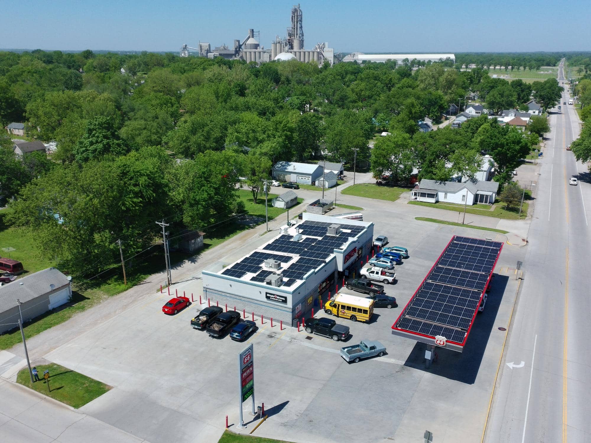 Commercial solar — Pete's #24, Chanute